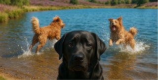 Zwemmen met een loopse hond? Liever even niet – en dit is waarom