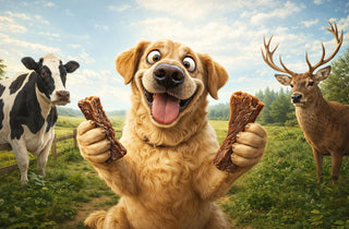 Wild vs Rund Hondensnacks – Waarom Honden Dol Zijn op Hert & ander Wild