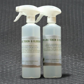 Natuurlijke teken- en vlooienspray