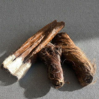 Paardenkophuid met haar