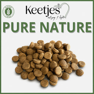 Keetjes Pure Nature krokante  hondenbrokken met hert